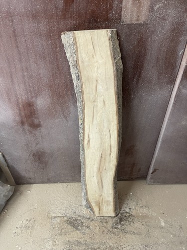 Live edge elm slab - live,