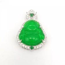 CZ Nature Jade Budha Green