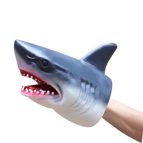 Schylling shark hand puppet - hand,
