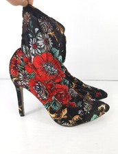 Sergio Todzi Heels Size 36 UK 3 Floral 4" Heel New Crazy Pattern 