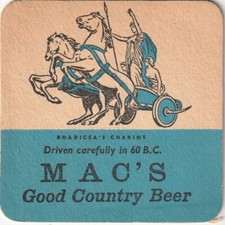 BEER MAT - McMULLEN BREWERY -