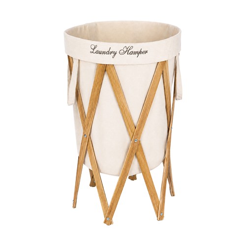 Collapsible laundry hamper - collapsible,