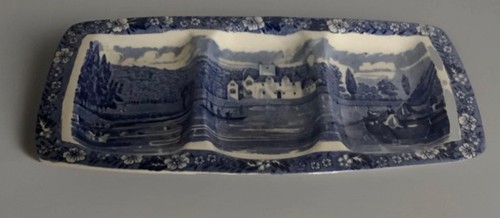 Vintage palissy pottery - pottery, dish