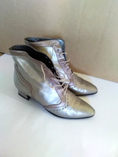 Sabrina Chic Silver leather