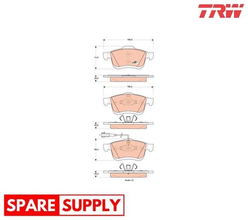 Brake pad set - brake,