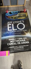 Jeff Lynne's ELO Alone in the universe tour 2016... bus stop size huge poster 