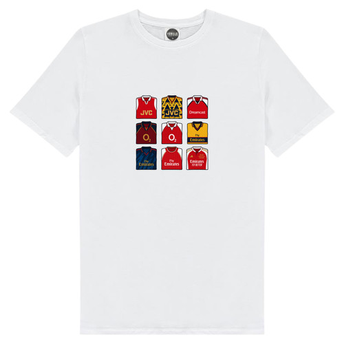 Arsenal shirts the past - arsenal,