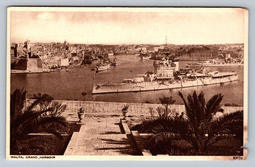Postcard malta the grand - postcard,