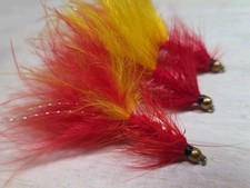 3 X Red Dancer Fly Fishing Wet