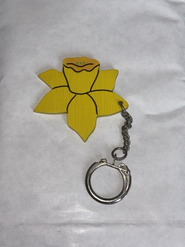 Daffodil keyring flower - keyring,