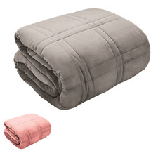 Weighted Blanket Stress Anxiety Throw 8kg 4kg Bed / Sofa 