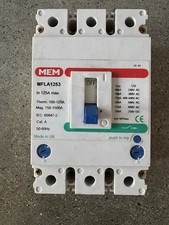 MEM Memshield 125A MFLA1253 125 Amp Triple Pole MCCB