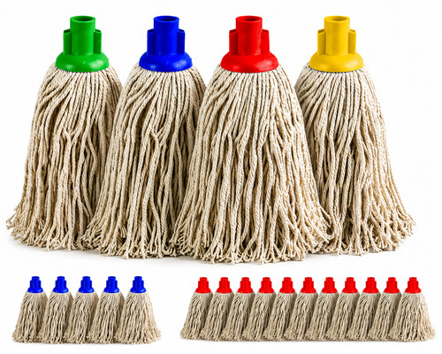 Jumbo large cotton mop - mop, head