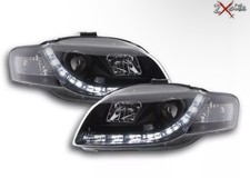 Audi A4 05-08 b7 Black LED DRL R8 devil eye projector headlights convertible