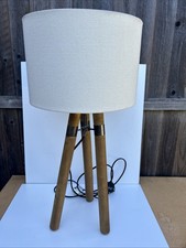 Brass Home Decor Office Decor Wooden Tripod Floor Lamp Light Stand Beautiful