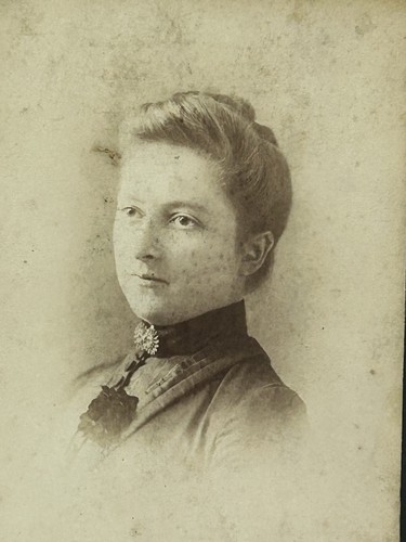 Photo cabinet card beautiful - card,