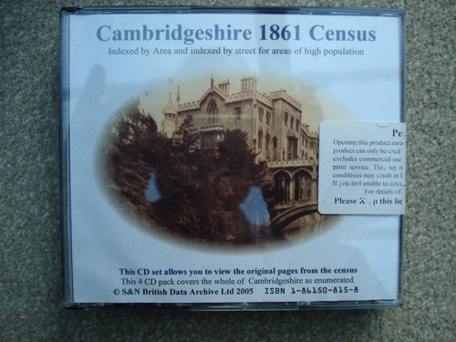 Cambridgeshire 1861 census - cambridgeshire,