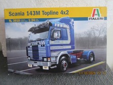 1/24  ITALERI  SCANIA 143M TOPLINE  4 X 2   MODEL KIT  (3910)   see des.