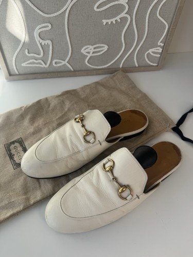 Gucci cream horsebit - , mules