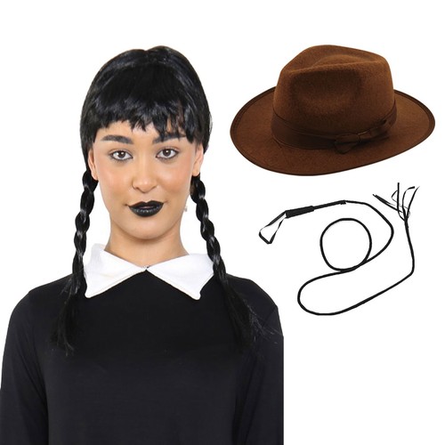 Gothic school girl wig - gothic,