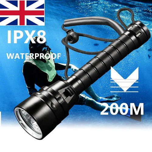 Led scuba diving - diving, flashlight