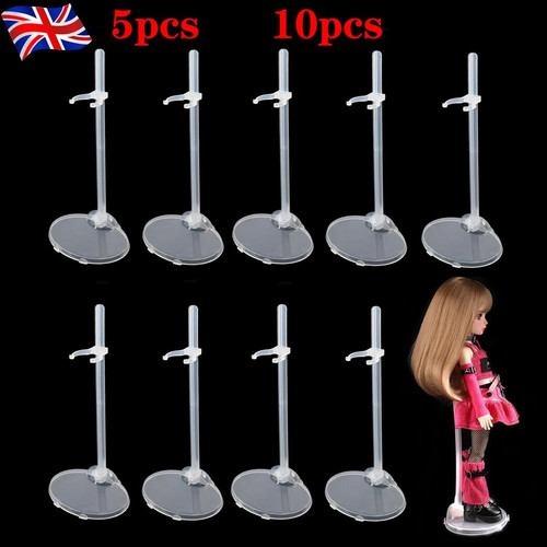 10pcs clear doll stand - 5/10pcs,