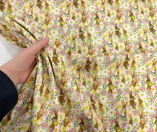Wide easter cotton fabric - wide,