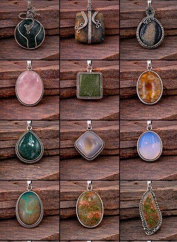 Silver plated brass - plated, pendant