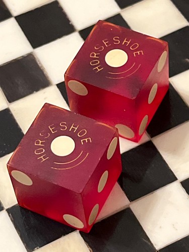 Rare old horseshoe casino dice - horseshoe,