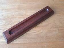 Wooden Pen Rest / Tray / Stand / Display Desk Tidy for Single Fountain Pen