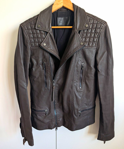 Allsaints men black leather - allsaints,