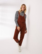 Fat Face Lewes Dungarees Brown