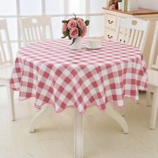 Round Tablecloth Cover 152/180cm Vinyl PVC Table Printed Table Cloth Covers UK
