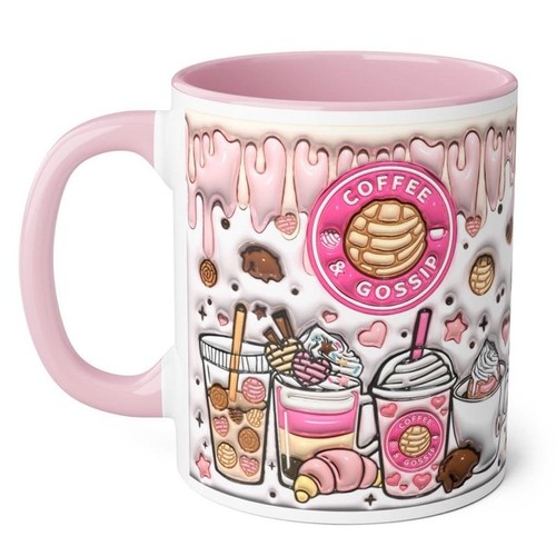 Cute girly coffee gossip