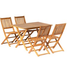 5PCS Acacia Wood Outdoor