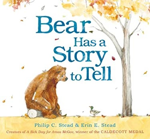 Bear has story - story, tell