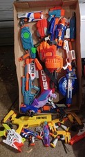 NERF full combat bundle, Mastodon, Hailfire and 20 others. Bag of ammo. FREE PnP