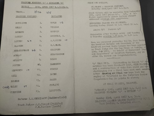 Bradford northern v - northern, "a"