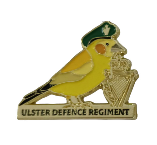 Udr greenfinch pin badge - udr,