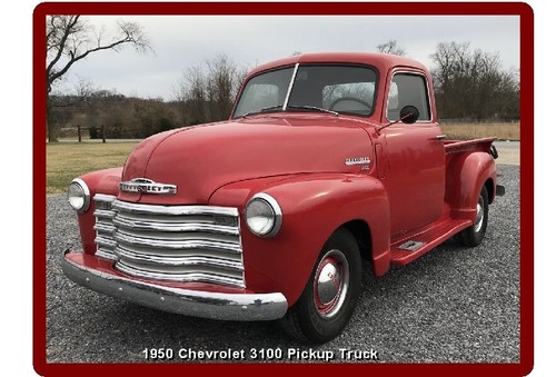 1950 chevrolet 3100 - 3100, pickup