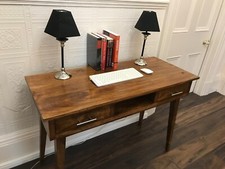 Beautiful wooden console hallway/office desk/writing desk ex display