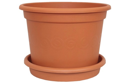 Plastic plant pot colour - pot,