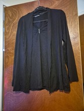 Ladies Top Betty Barclay Size 14 Long Sleeve Black