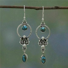 Boho Tibetan alloy Turquoise