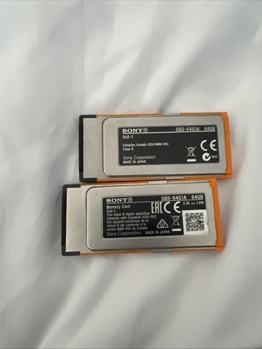 Two sony sxs camera memory - sxs-1,