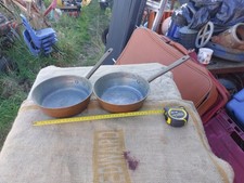Pair vintage antique copper - of,
