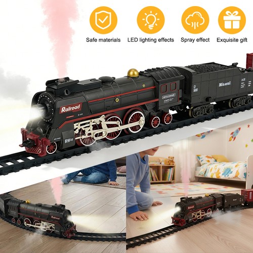 Large train set for - kids, 4-8
