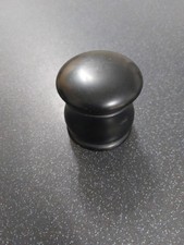 A Vintage Screw Lid Gaboon Ebony Trinket Box