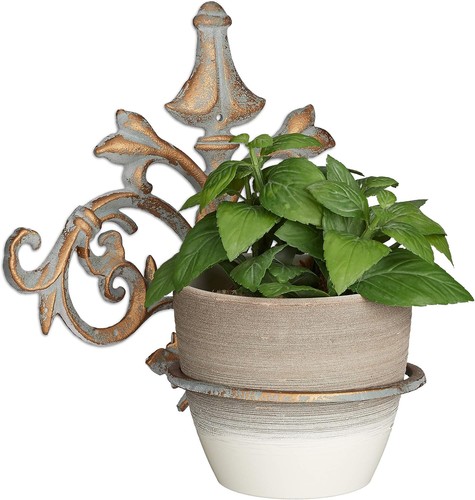 Relaxdays baroque wall flower - relaxdays,