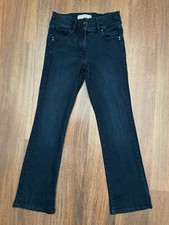 Womens Next Dark Blue Bootcut Lift Slim Shape High Rise Jeans Size 12-14 P L28.5
